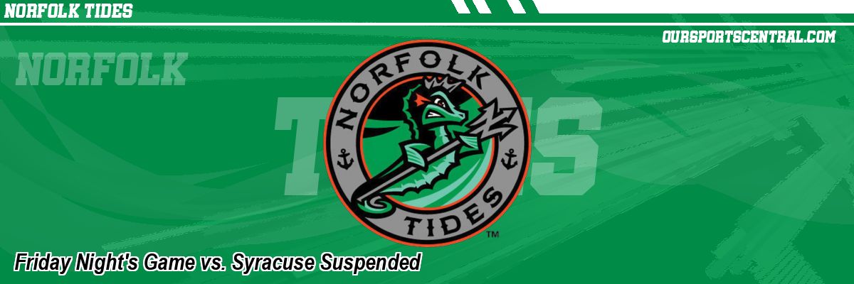 Friday Night's Game vs. Syracuse Suspended