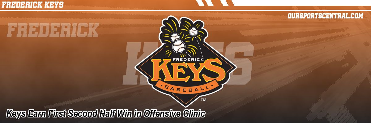 Keys Earn First Second Half Win in Offensive Clinic