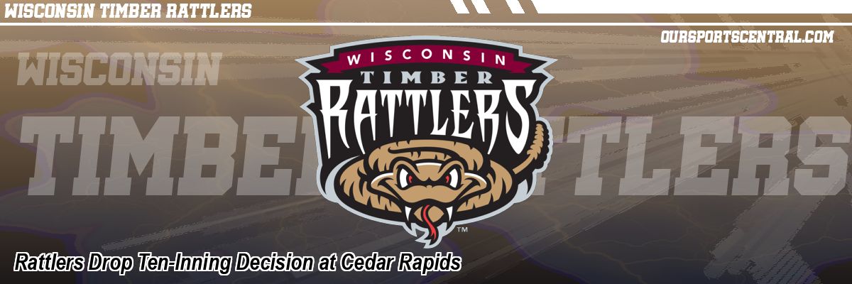 Rattlers Drop Ten-Inning Decision at Cedar Rapids