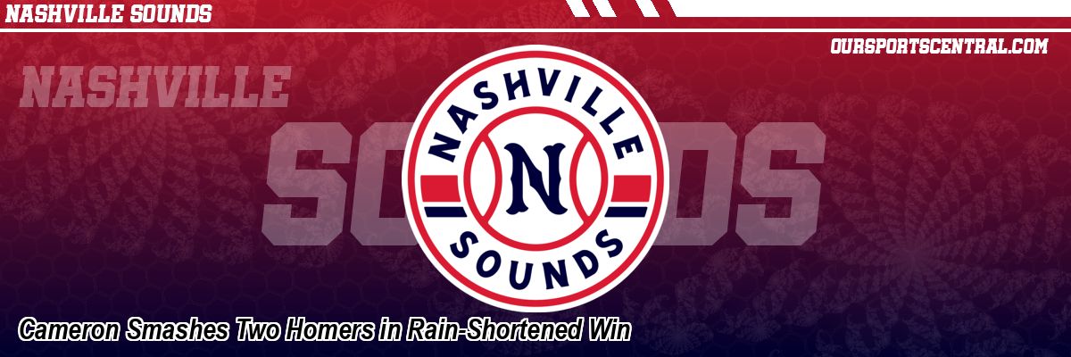 Cameron Smashes Two Homers in Rain-Shortened Win
