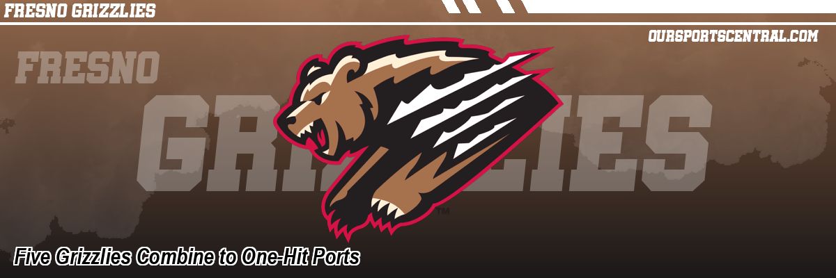 Five Grizzlies Combine to One-Hit Ports