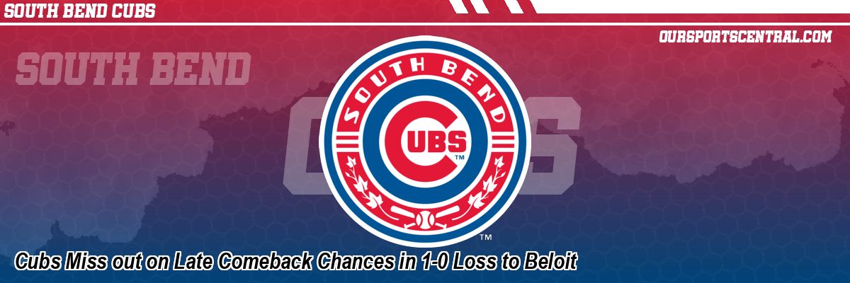 Cubs Miss out on Late Comeback Chances in 1-0 Loss to Beloit