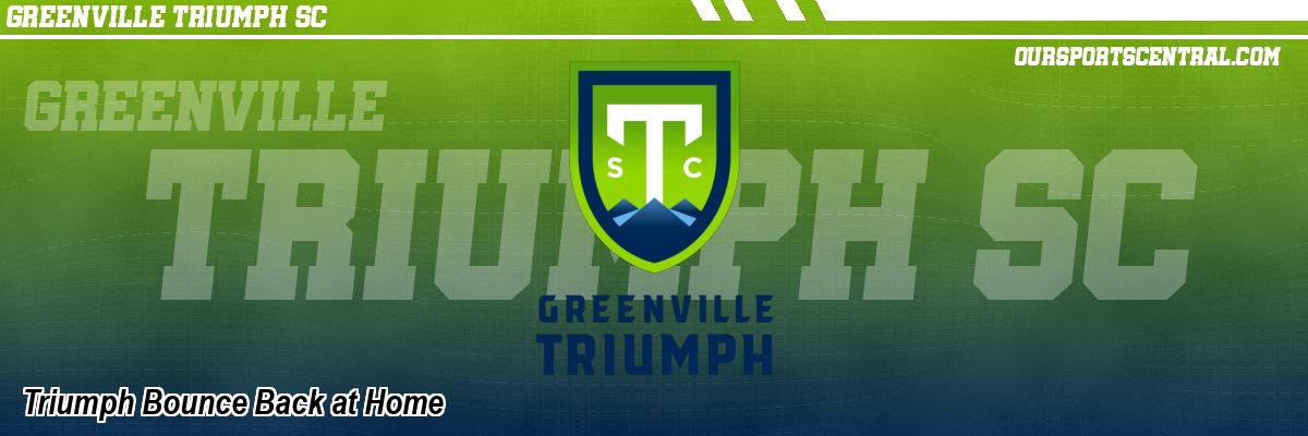 Triumph Bounce Back at Home