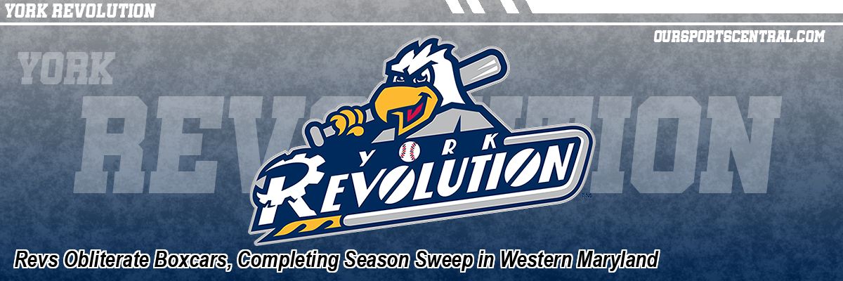 Revs Obliterate Boxcars, Completing Season Sweep in Western Maryland