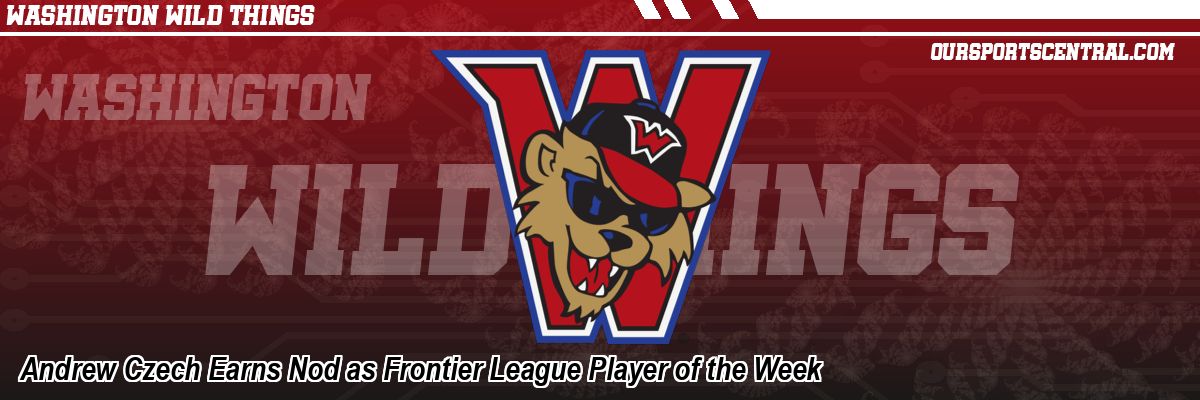 Andrew Czech Earns Nod as Frontier League Player of the Week