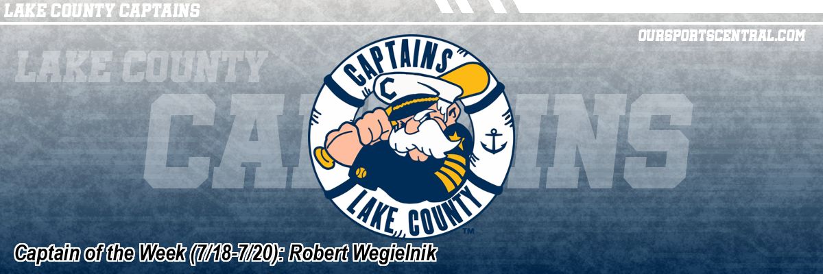 Captain of the Week (7/18-7/20): Robert Wegielnik