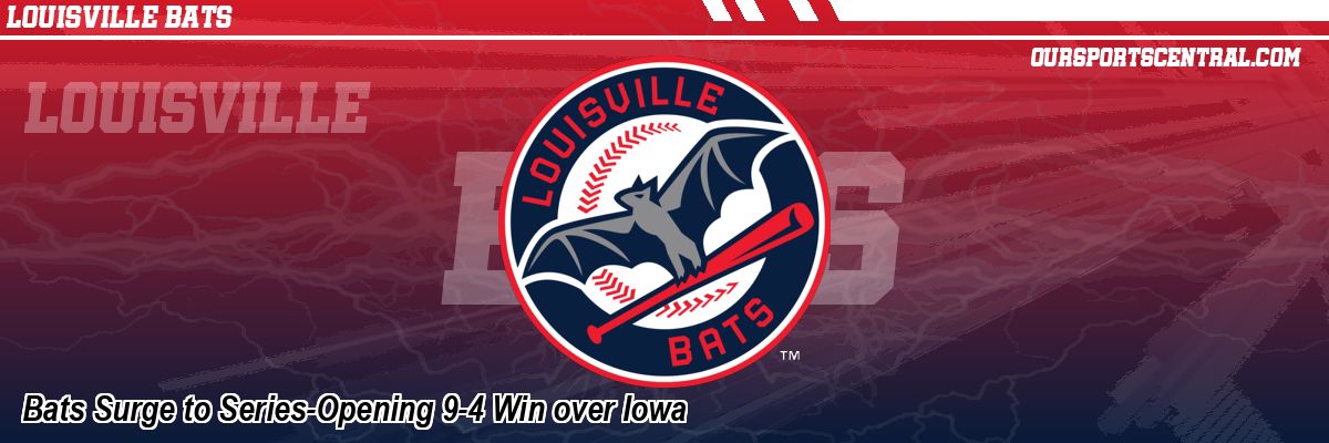 Bats Surge to Series-Opening 9-4 Win over Iowa