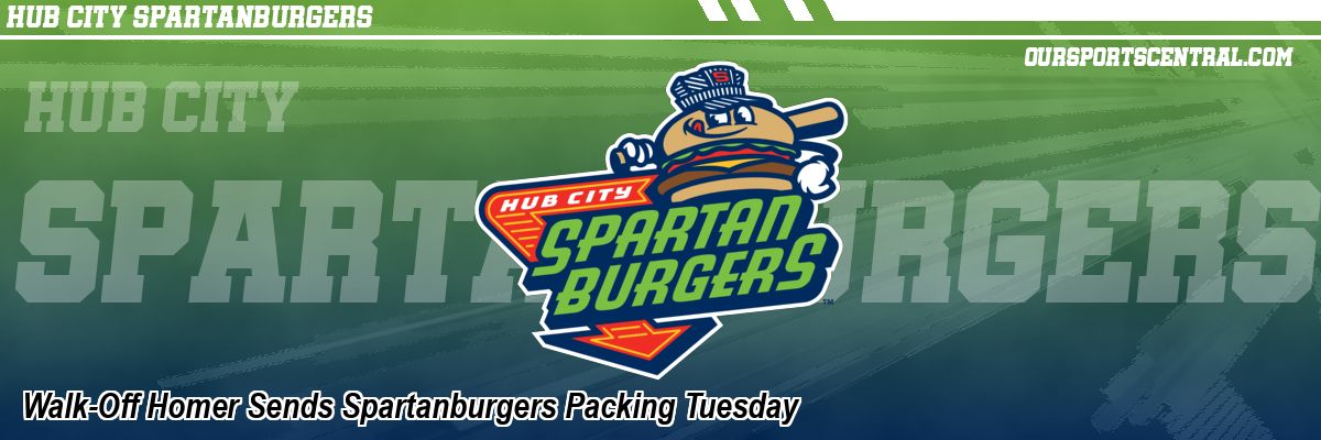 Walk-Off Homer Sends Spartanburgers Packing Tuesday