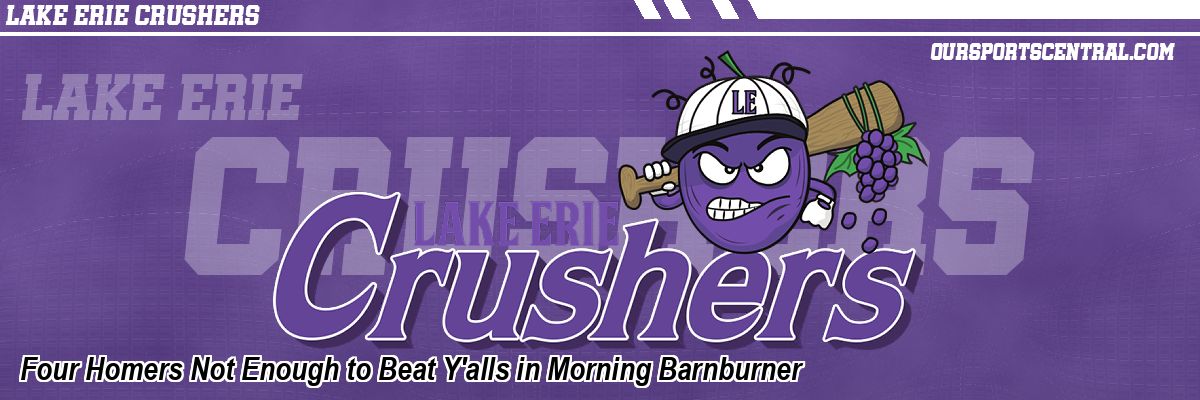 Four Homers Not Enough to Beat Y'alls in Morning Barnburner