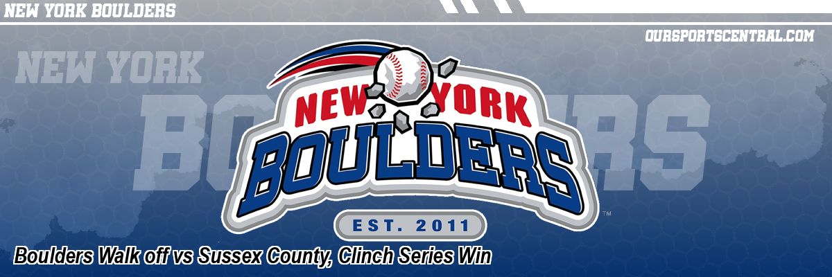 Boulders Walk off vs Sussex County, Clinch Series Win