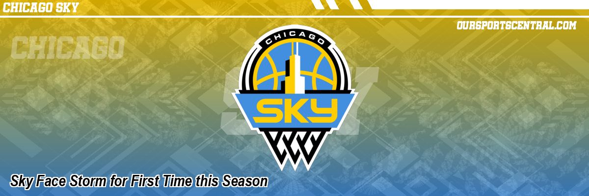 Sky Face Storm for First Time this Season