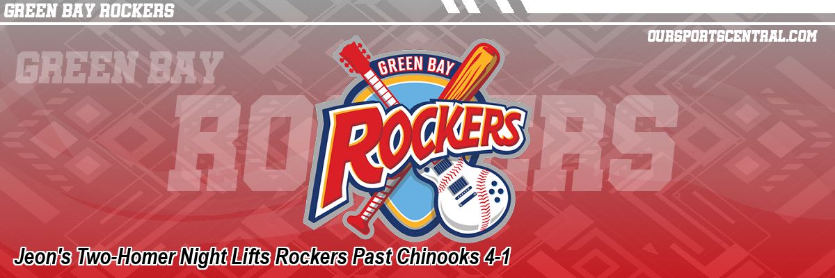 Jeon's Two-Homer Night Lifts Rockers Past Chinooks 4-1