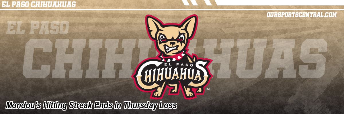 Mondou's Hitting Streak Ends in Thursday Loss