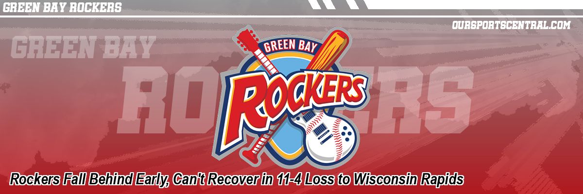 Rockers Fall Behind Early, Can't Recover in 11-4 Loss to Wisconsin Rapids