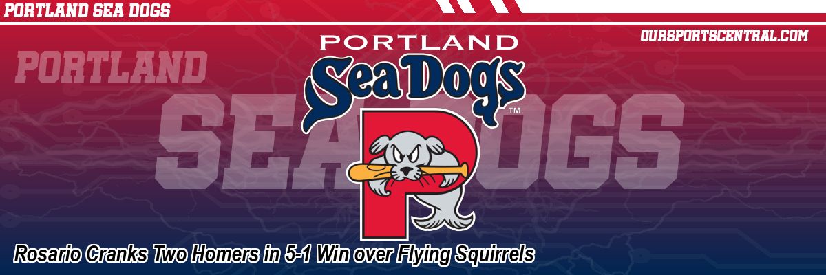 Rosario Cranks Two Homers in 5-1 Win over Flying Squirrels