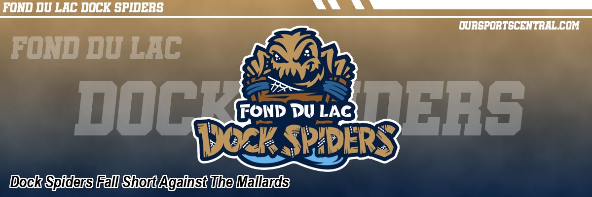Dock Spiders Fall Short Against The Mallards