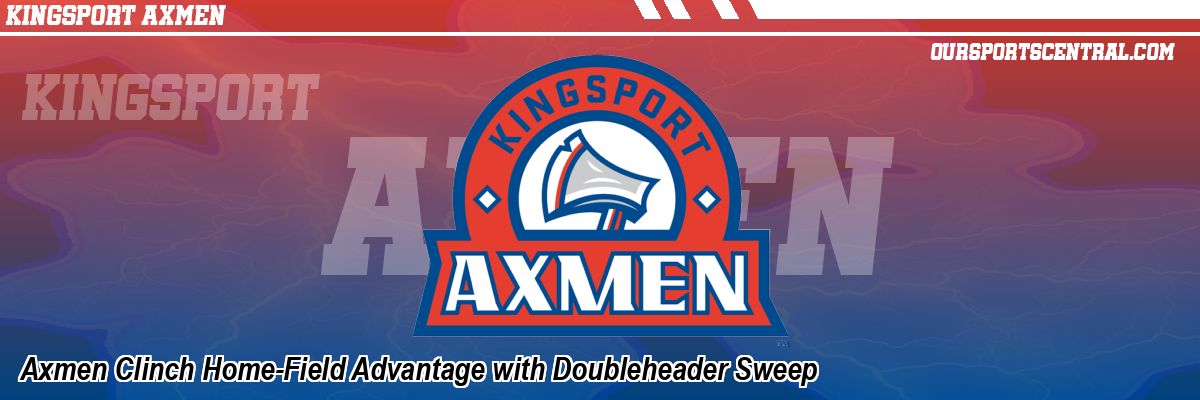 Axmen Clinch Home-Field Advantage with Doubleheader Sweep