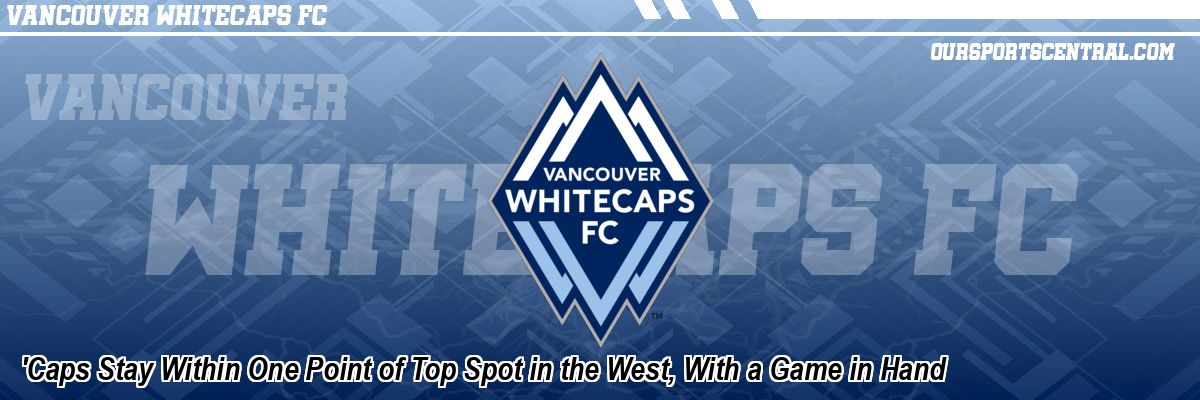 'Caps Stay Within One Point of Top Spot in the West, With a Game in Hand