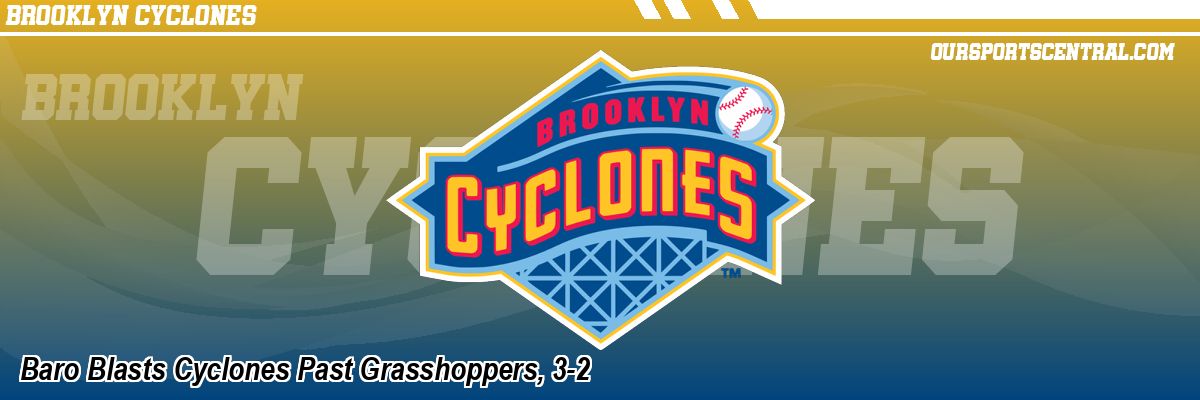 Baro Blasts Cyclones Past Grasshoppers, 3-2
