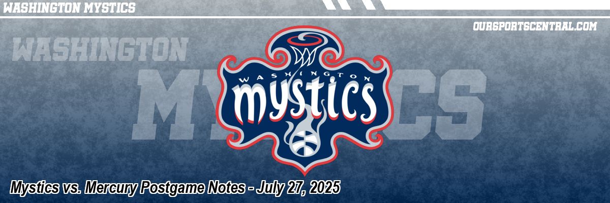 Mystics vs. Mercury Postgame Notes - July 27, 2025