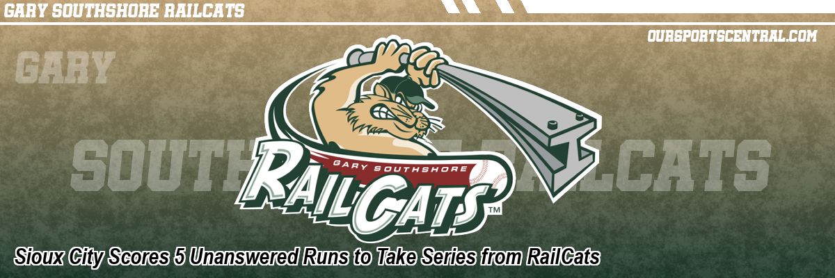 Sioux City Scores 5 Unanswered Runs to Take Series from RailCats
