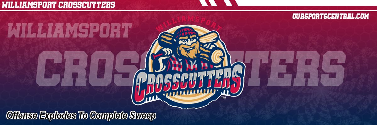 Offense Explodes To Complete Sweep