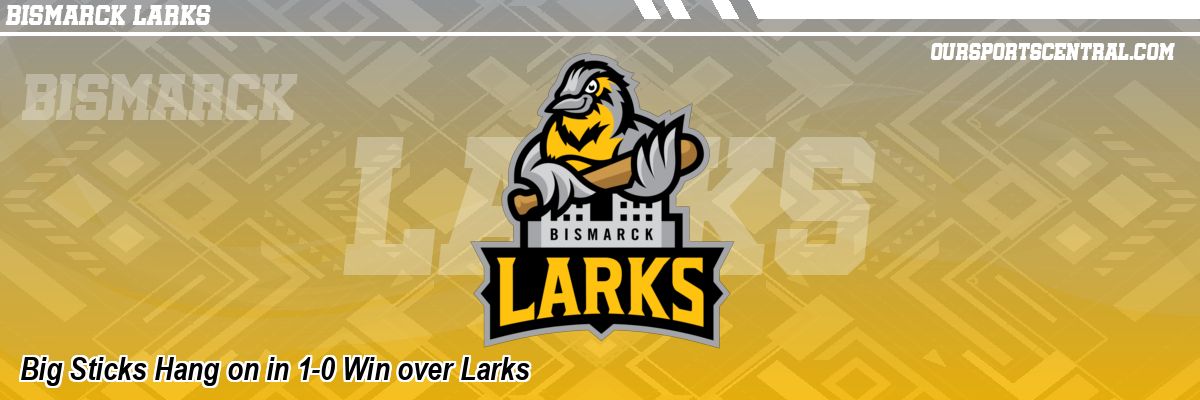 Big Sticks Hang on in 1-0 Win over Larks