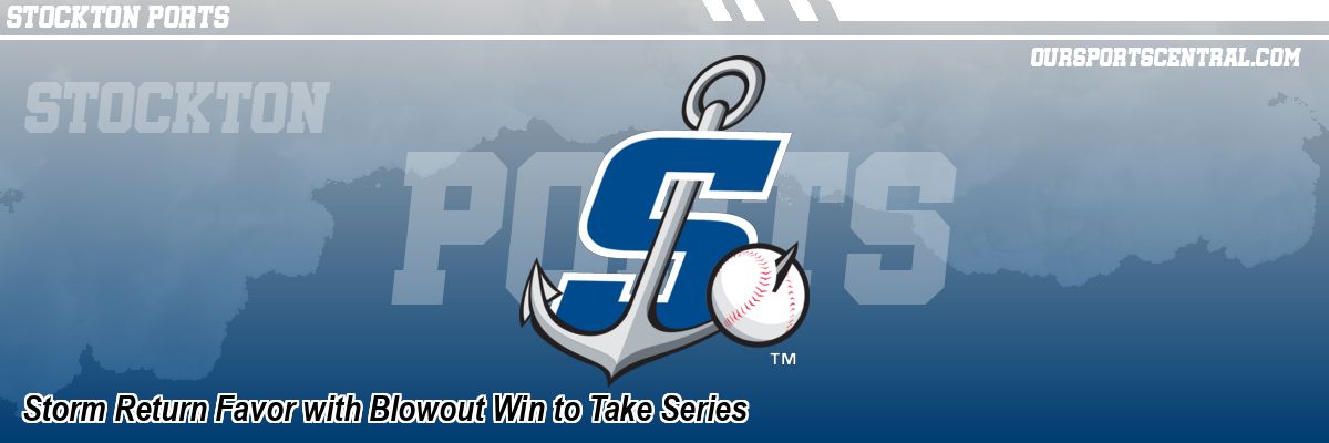 Storm Return Favor with Blowout Win to Take Series