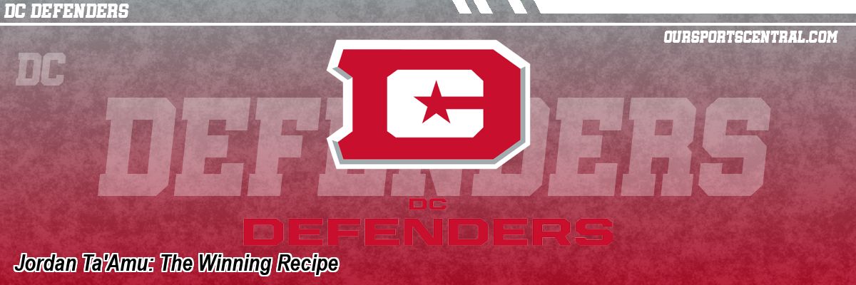 Jordan Ta'Amu: The Winning Recipe