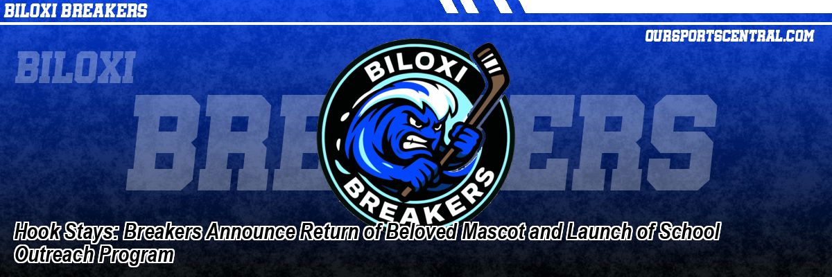 Hook Stays: Breakers Announce Return of Beloved Mascot and Launch of School Outreach Program