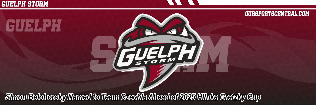 Simon Belohorsky Named to Team Czechia Ahead of 2025 Hlinka Gretzky Cup