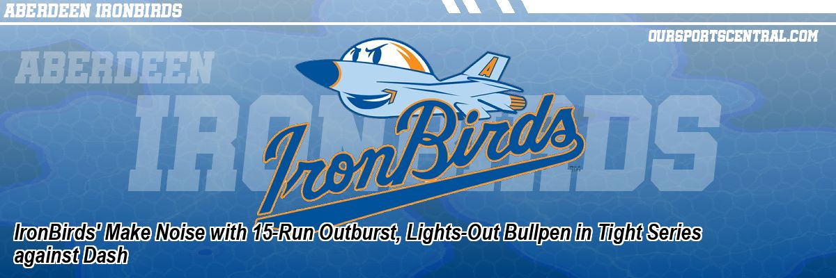 IronBirds' Make Noise with 15-Run Outburst, Lights-Out Bullpen in Tight Series against Dash