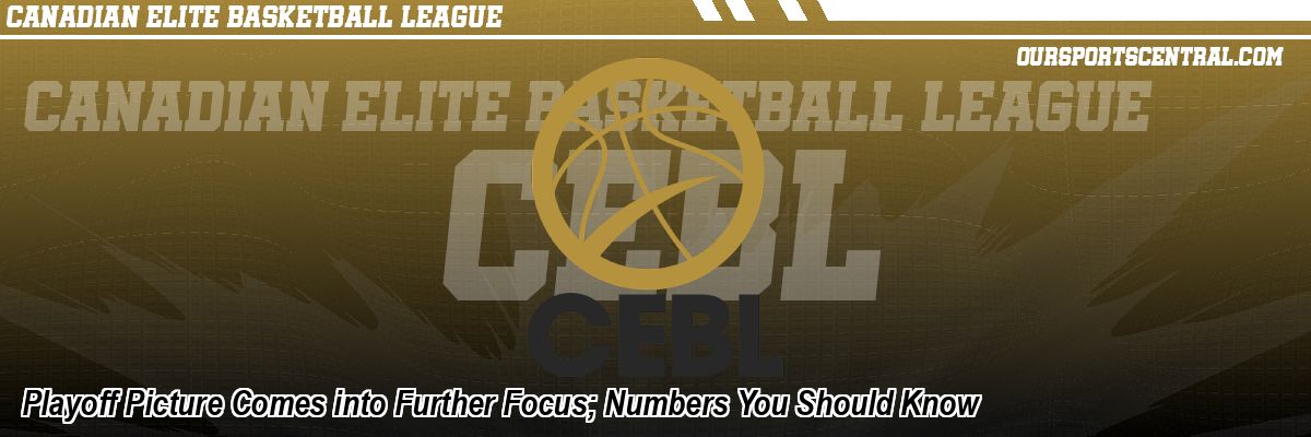 Playoff Picture Comes into Further Focus; Numbers You Should Know