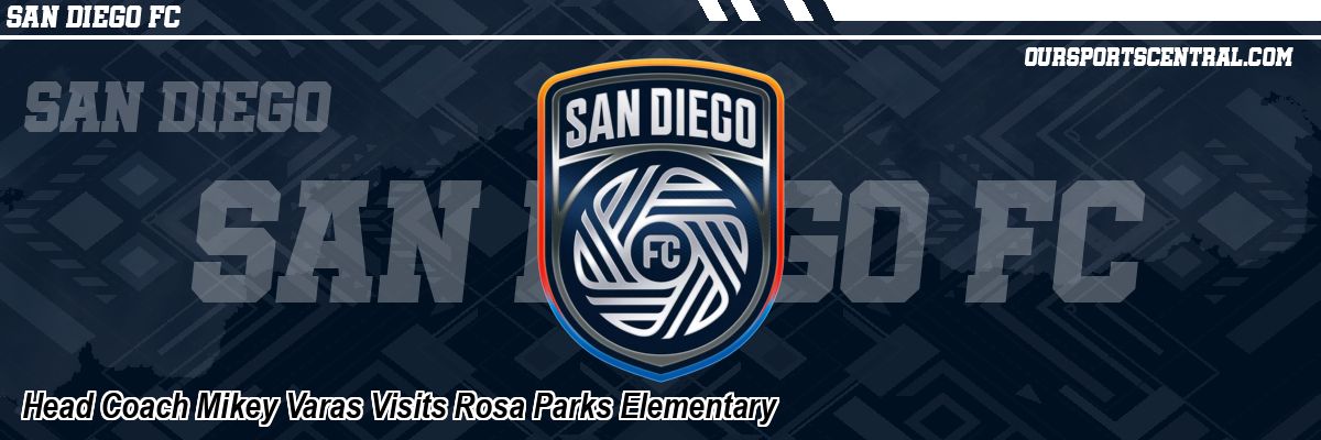 Head Coach Mikey Varas Visits Rosa Parks Elementary
