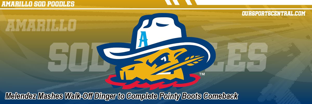 Melendez Mashes Walk-Off Dinger to Complete Pointy Boots Comeback