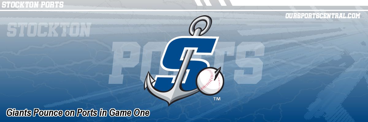 Giants Pounce on Ports in Game One