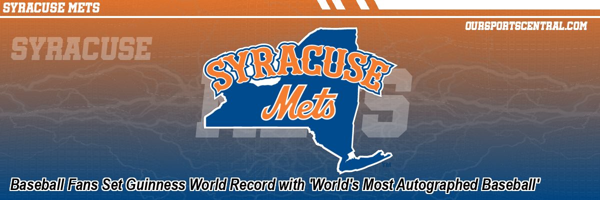 Baseball Fans Set Guinness World Record with 'World's Most Autographed Baseball'