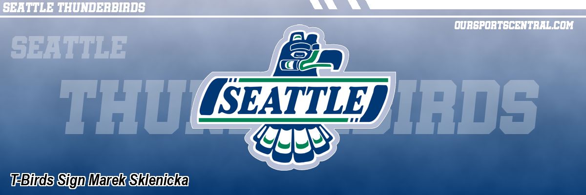 T-Birds Sign Marek Sklenicka