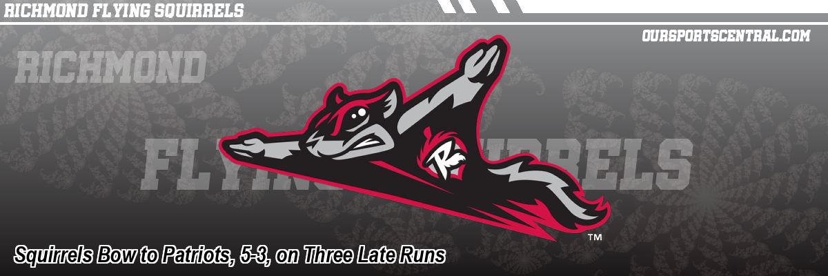 Squirrels Bow to Patriots, 5-3, on Three Late Runs