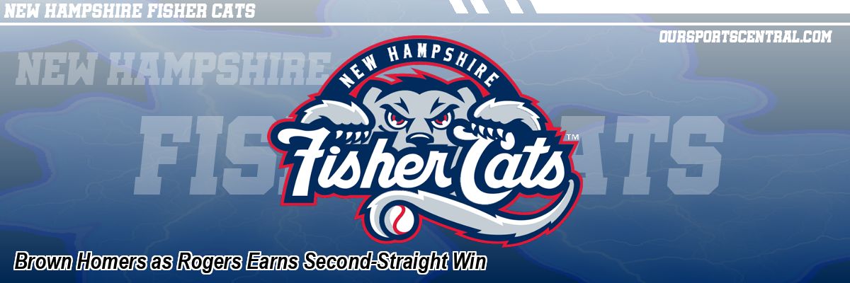 Brown Homers as Rogers Earns Second-Straight Win