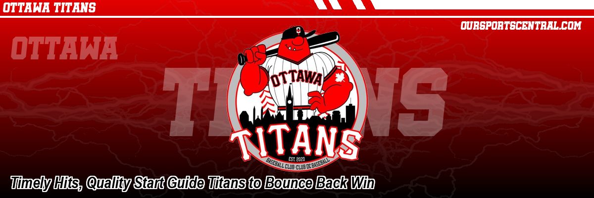 Timely Hits, Quality Start Guide Titans to Bounce Back Win