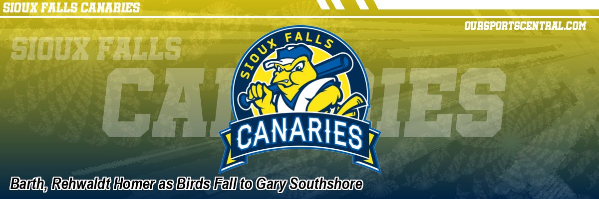 Barth, Rehwaldt Homer as Birds Fall to Gary Southshore