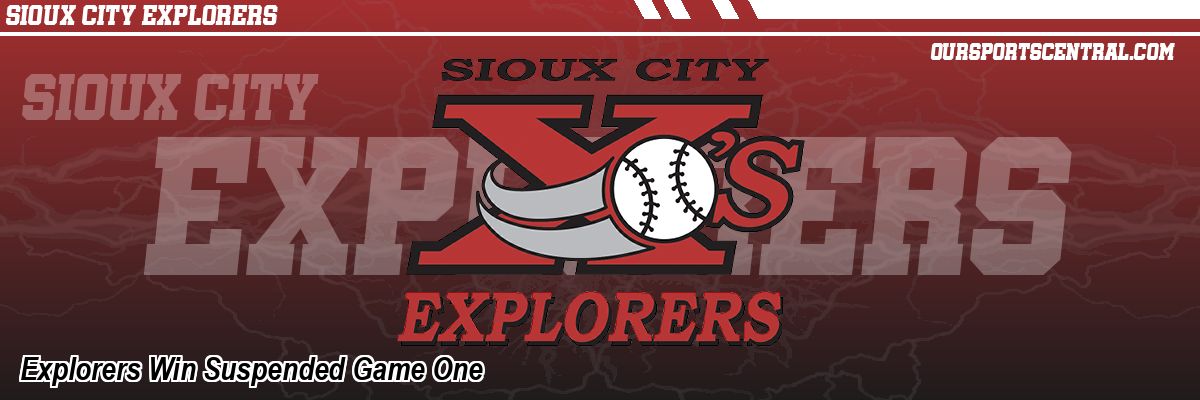 Explorers Win Suspended Game One