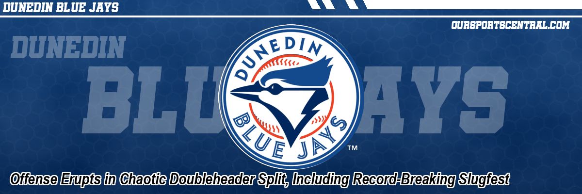 Offense Erupts in Chaotic Doubleheader Split, Including Record-Breaking Slugfest