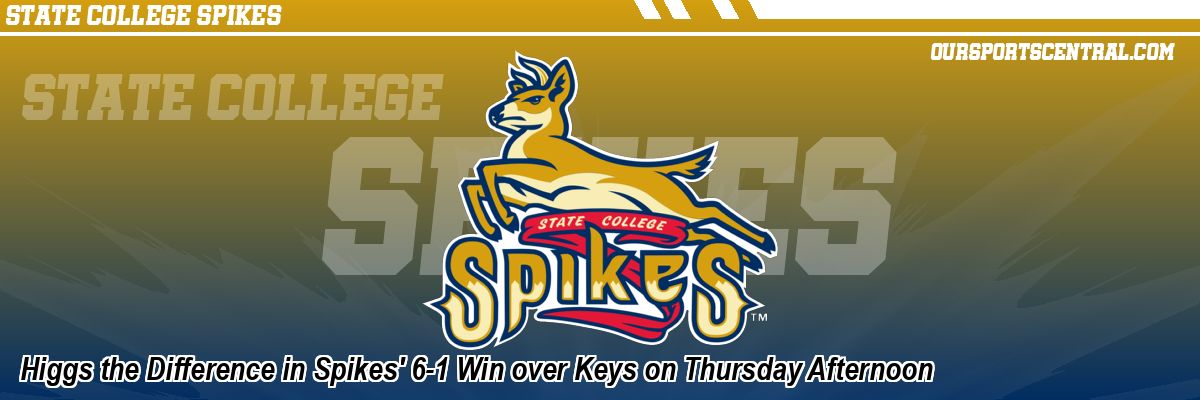 Higgs the Difference in Spikes' 6-1 Win over Keys on Thursday Afternoon