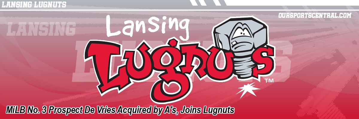 MiLB No. 3 Prospect De Vries Acquired by A's, Joins Lugnuts