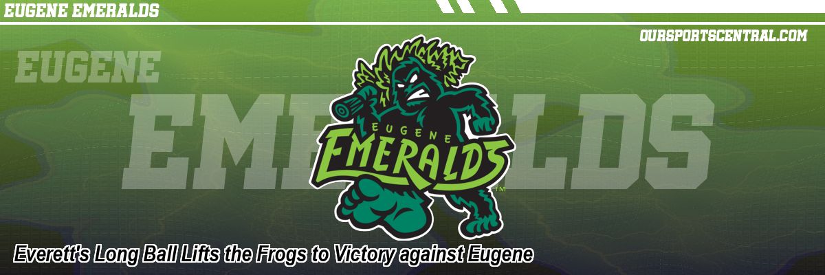 Everett's Long Ball Lifts the Frogs to Victory against Eugene