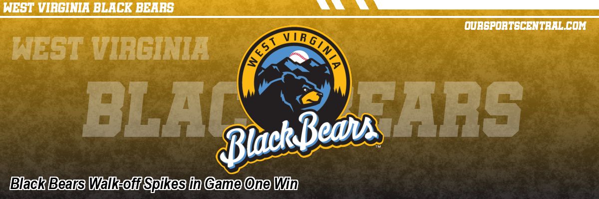 Black Bears Walk-off Spikes in Game One Win