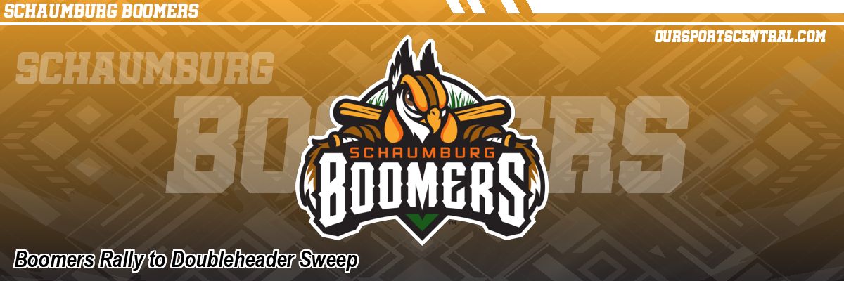 Boomers Rally to Doubleheader Sweep
