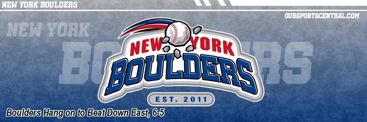 Boulders Hang on to Beat Down East, 6-5